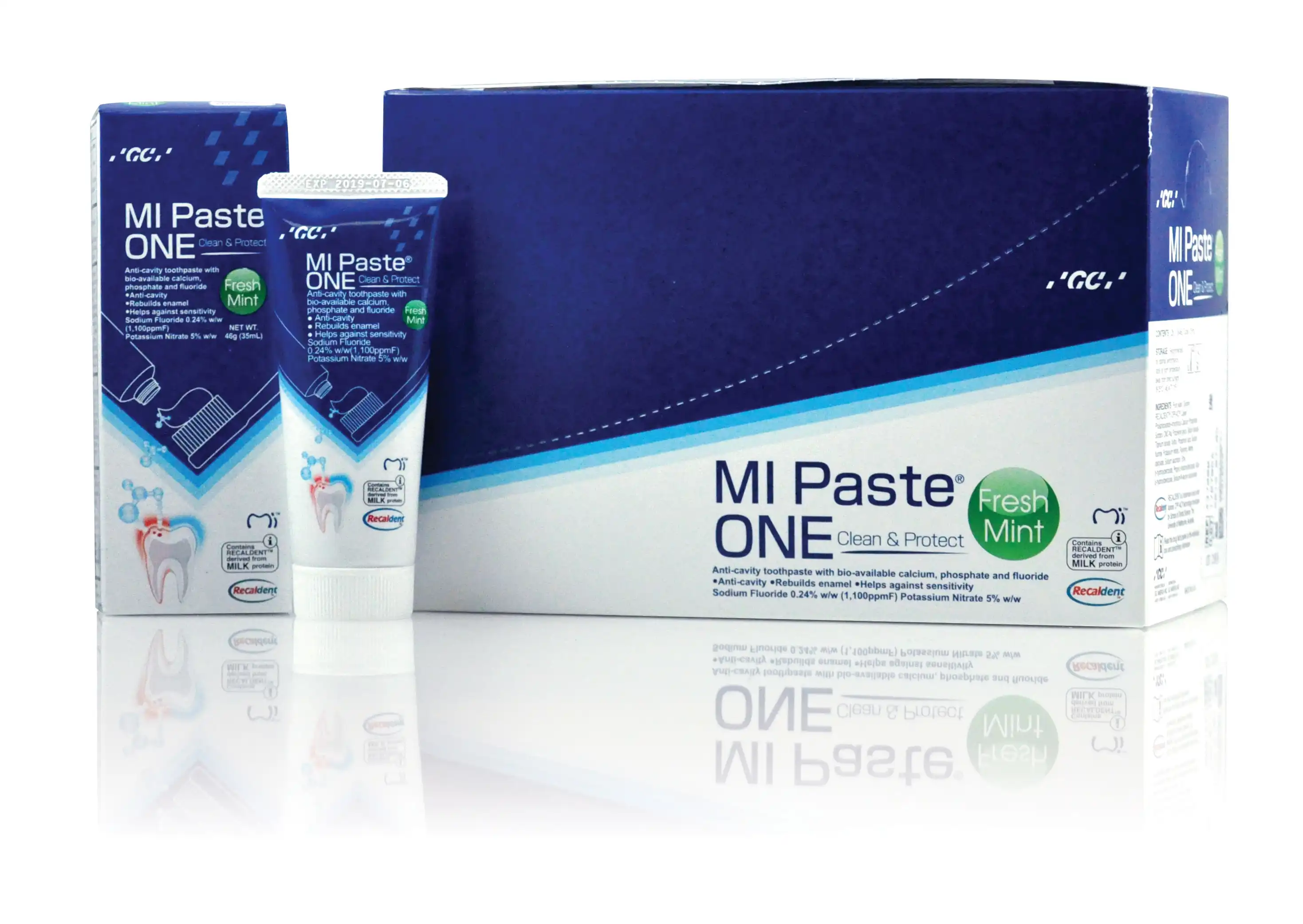 MI Paste ONE Anti-Cavity Toothpaste, Fresh Mint, 46 g Tube, 10/Box, 437000 thumbnail 8