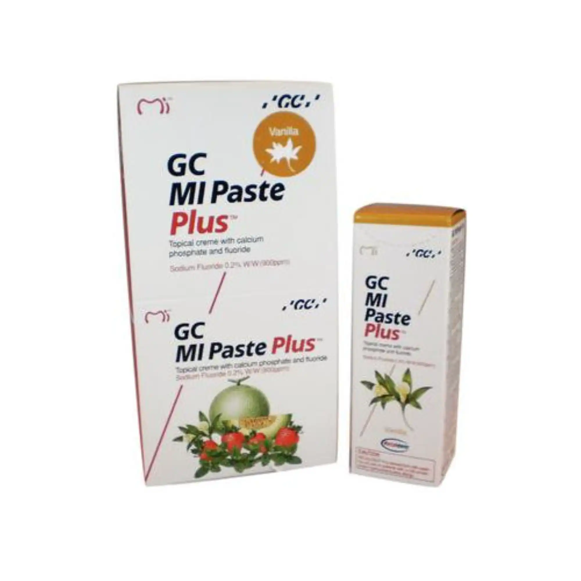 MI Paste Plus Topical Tooth Creme, Vanilla, 900 ppm Fluoride, 40 g Tubes, 10/Box, 422888 thumbnail 10