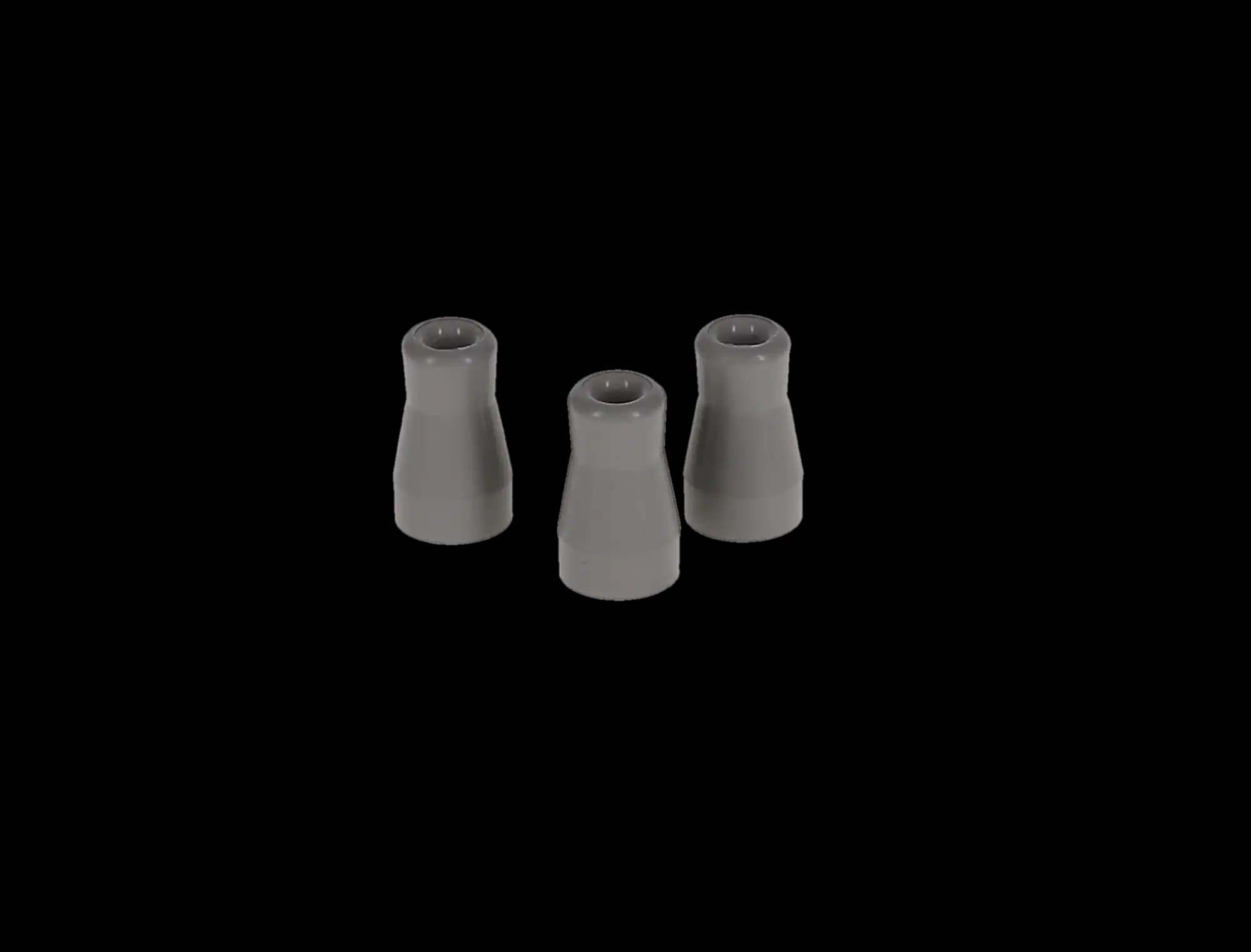 Bull Frog Saliva Ejector Tips, Silicone, Gray, Autoclavable, 3/Pk, B10108 thumbnail 4