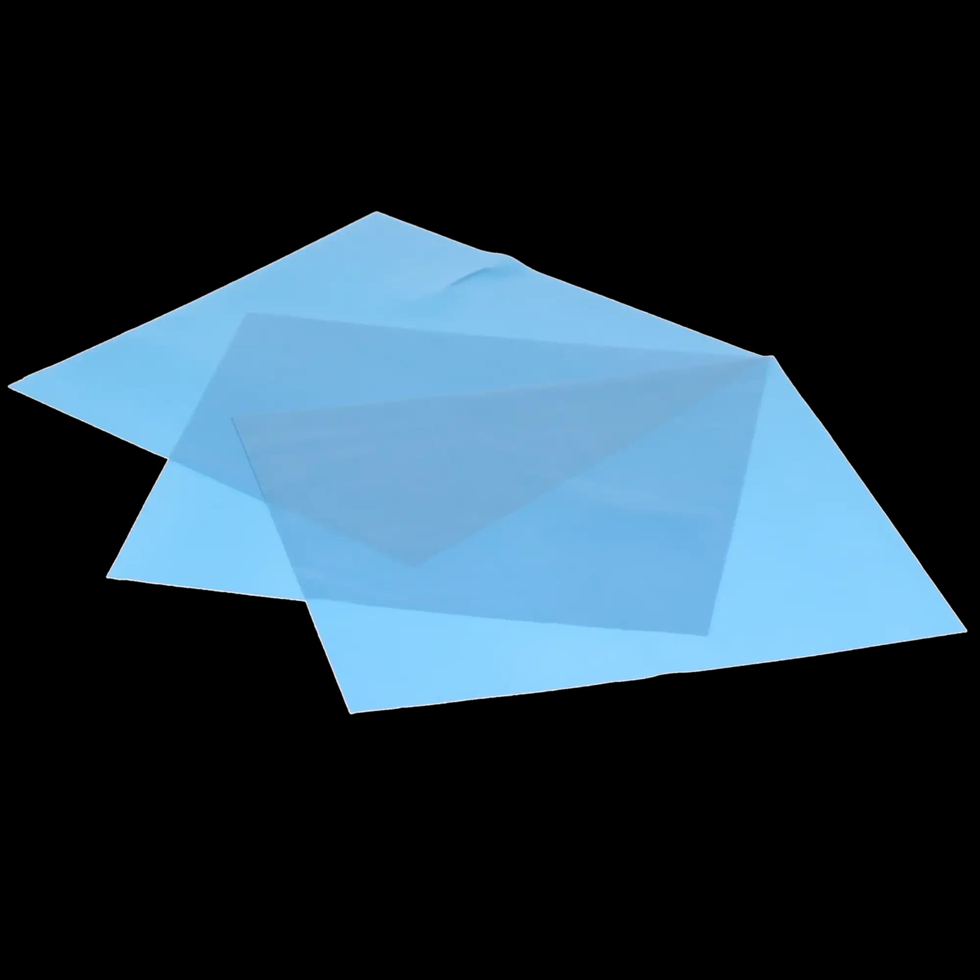 Isodam Non-Latex Polyisoprene Dental Dam, 6" x 6", Heavy Gauge, Light Blue, 15/Box, ISO02300615 thumbnail 2