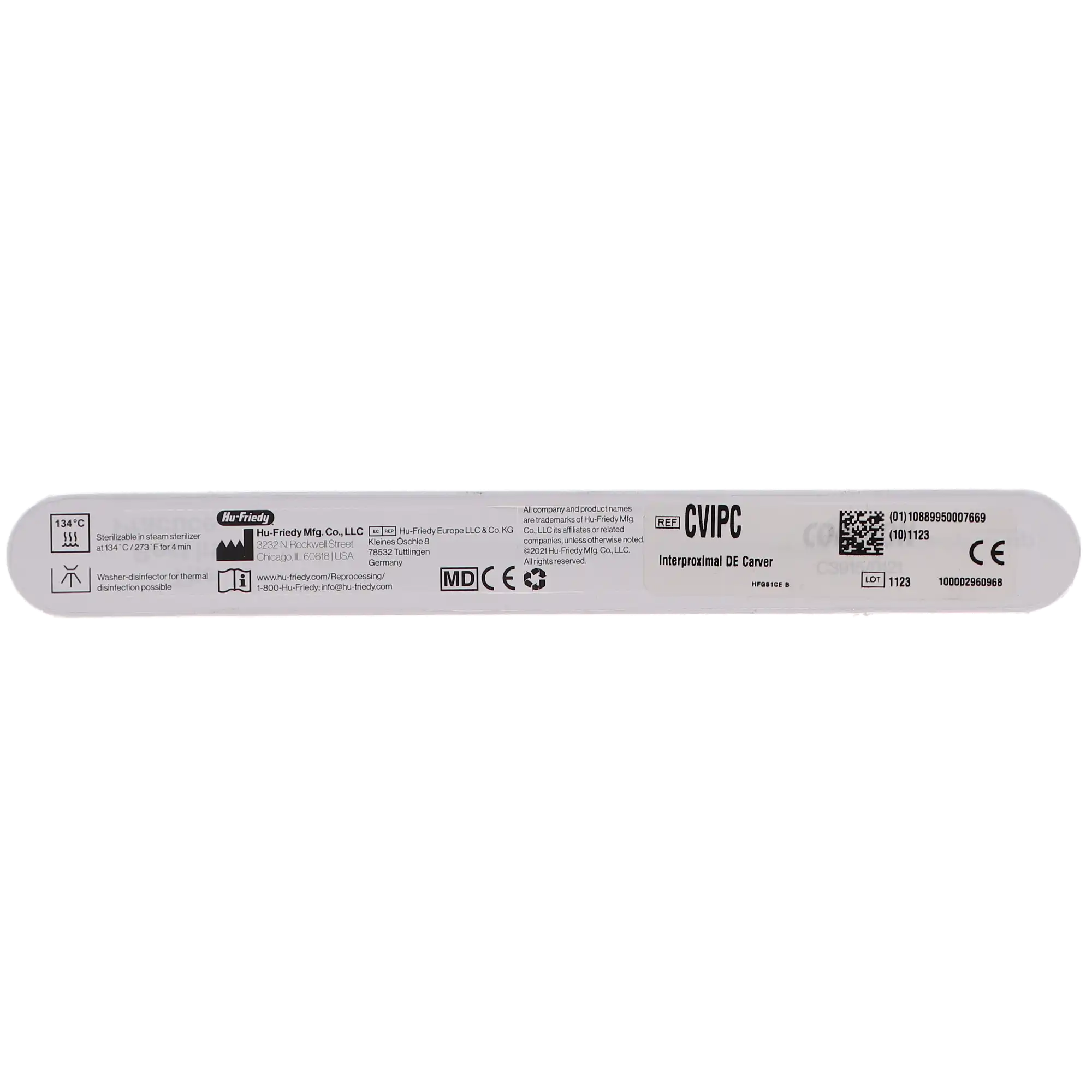 Hu-Friedy IPC Interproximal Double-Ended Carver, #41 Round Handle, CVIPC thumbnail 4