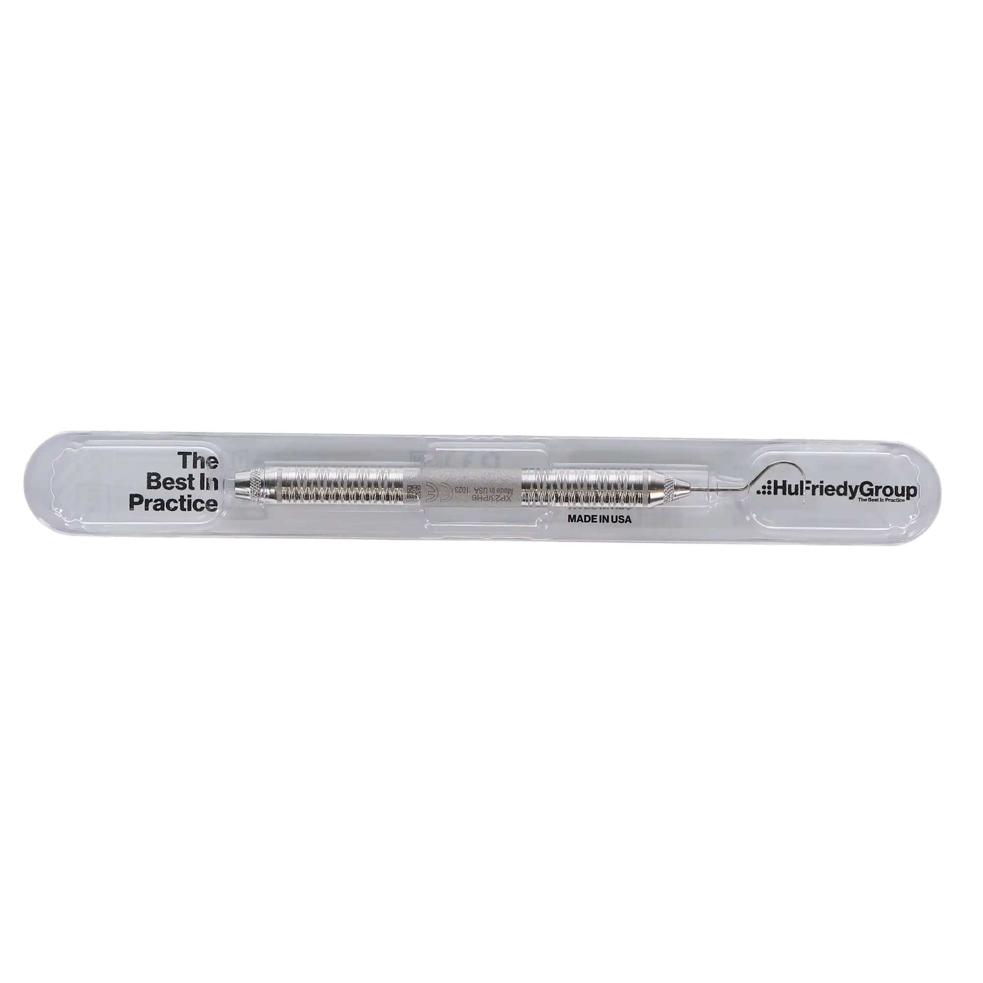 Hu-Friedy ColorVue Expros 23 Explorer/Probe Handle, Double-Ended, #6 Satin Steel, XP23/PH6 thumbnail 5