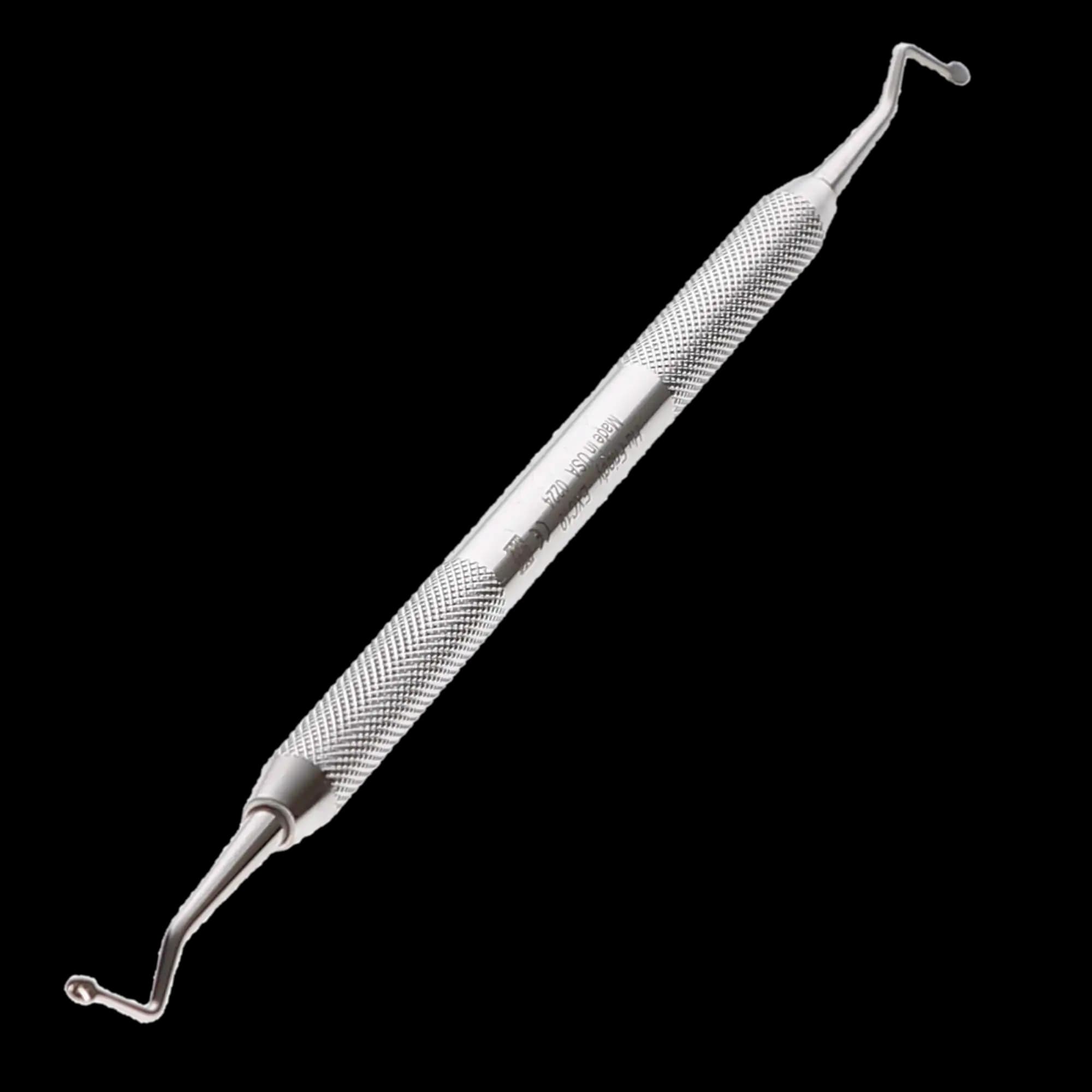 Hu-Friedy #19 Double-Ended Spoon Excavator, #41 Round Handle, 2.0 mm Tip, EXC19 thumbnail 2