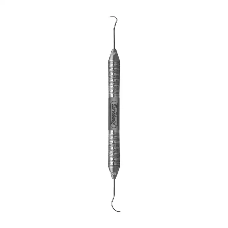 Hu-Friedy #3CH Cowhorn Double-Ended Explorer with #6 Satin Steel Handle, EXD3CH6 thumbnail 2