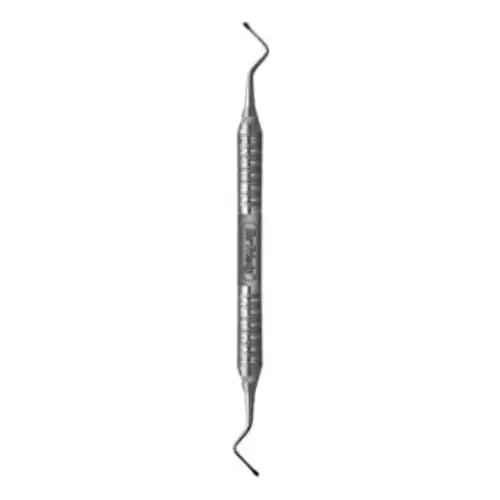 Hu-Friedy Orban Double-Ended File Scaler, 10/11, #6 Satin Steel Handle, FO10/116 thumbnail 2