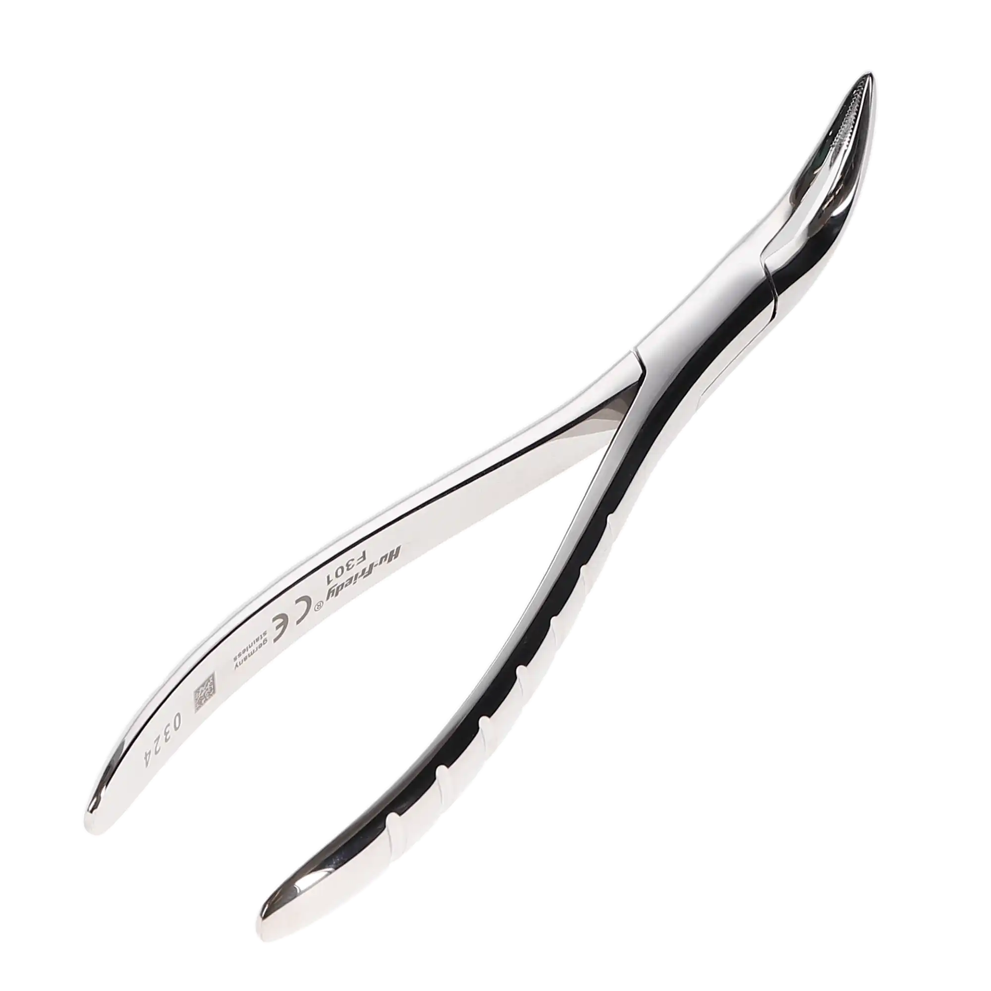 Hu-Friedy Presidential Root Forceps, Serrated, #301, Lower Roots, 1/Pk, F301 thumbnail 4