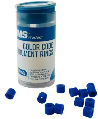 Hu-Friedy IMS Color Code Instrument Rings, Regular, Blue, Silicone Rubber, 50/Pk, IMS-1288 thumbnail 5