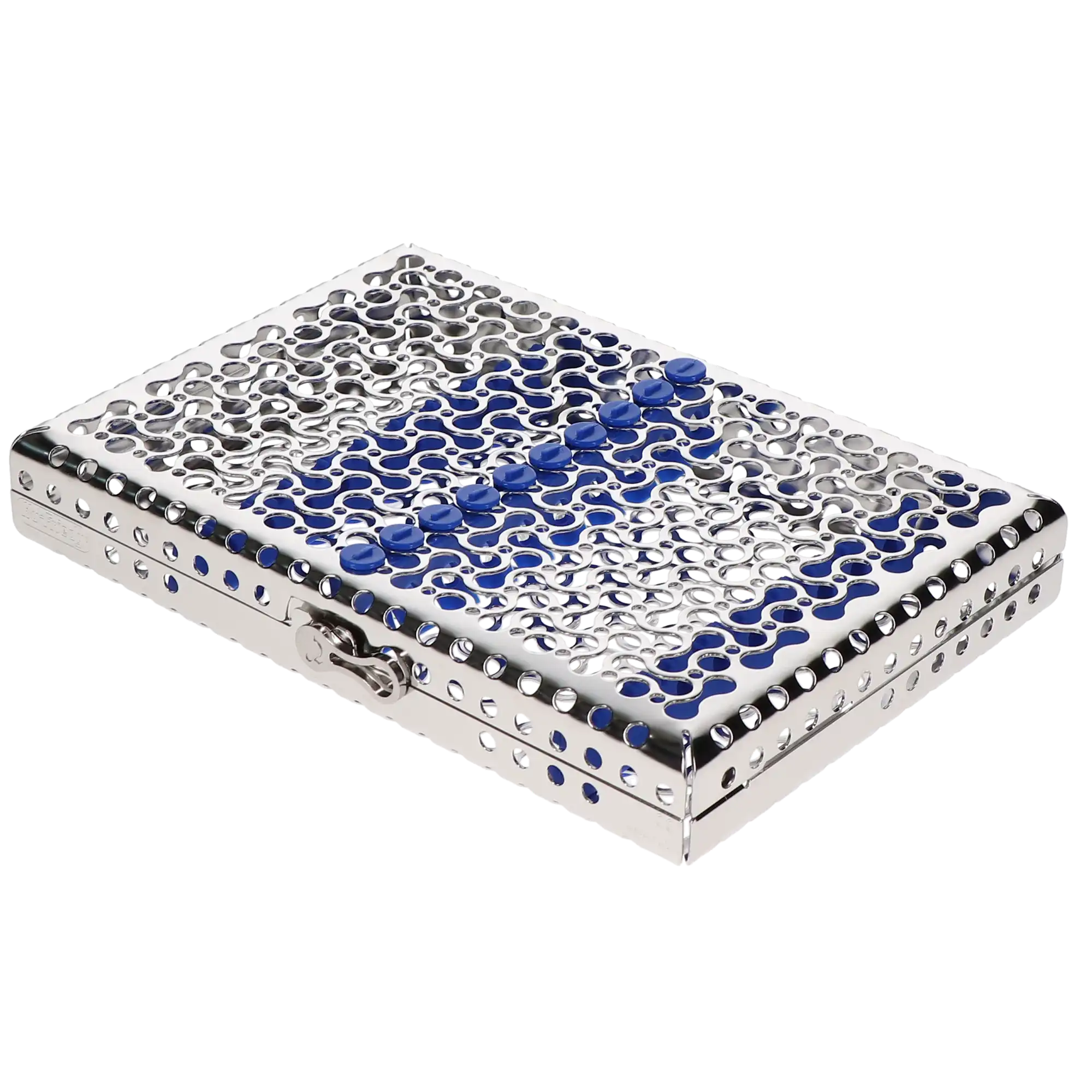 Hu-Friedy IMS Infinity Series Instrument Cassette, 10-Instrument, Small, Blue, 8" x 5.5" x 1.25", IMN5108, 1/Pk thumbnail 2
