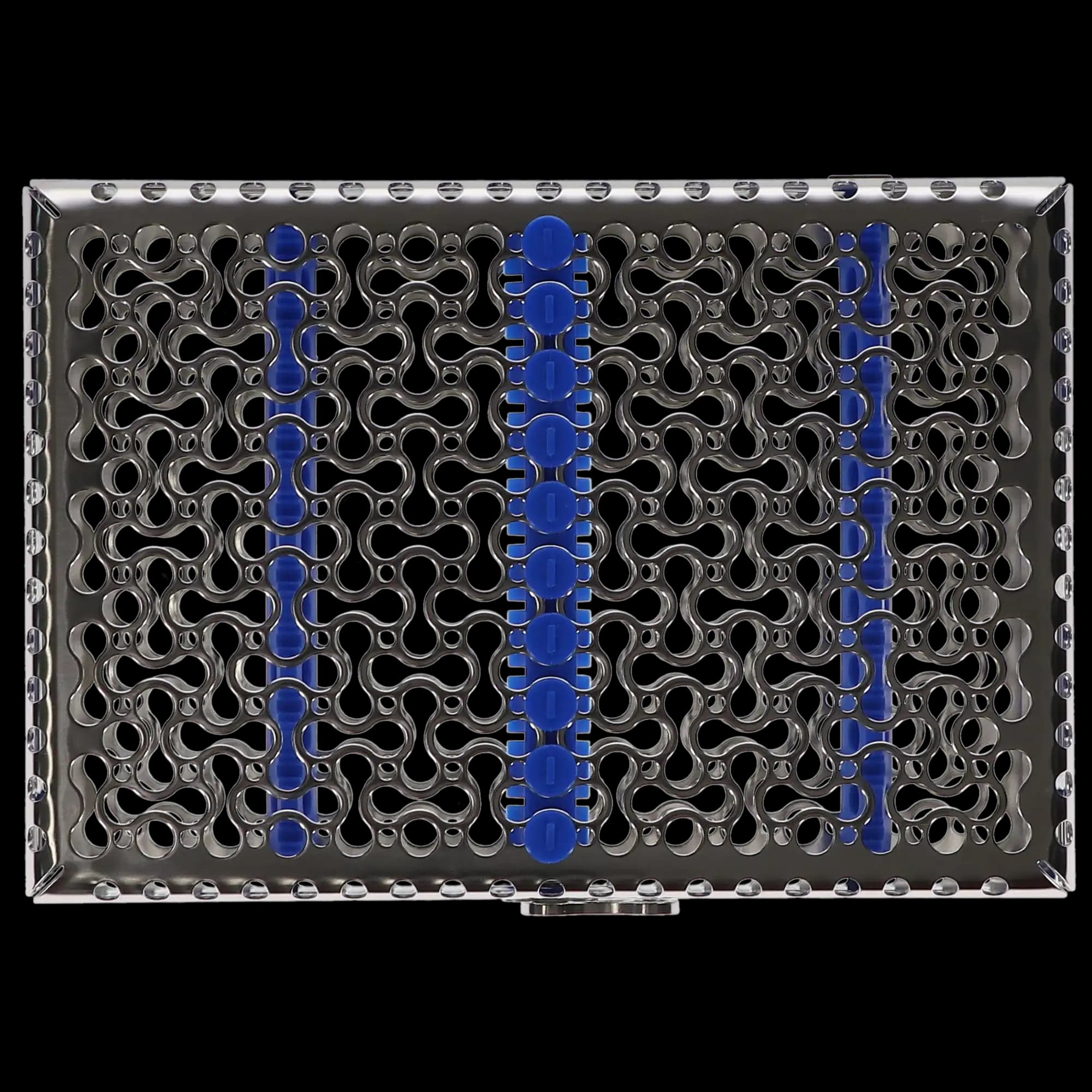 Hu-Friedy IMS Infinity Series Instrument Cassette, 10-Instrument, Small, Blue, 8" x 5.5" x 1.25", IMN5108, 1/Pk thumbnail 3