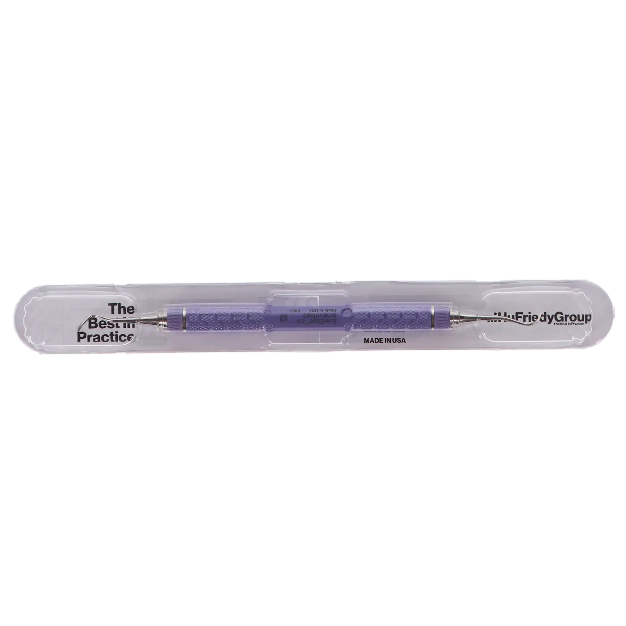 Hu-Friedy EverEdge 2.0 Nevi 1 Anterior Sickle Scaler, Double-Ended, Resin 8 Colors #C8 Handle, Purple, 1/Pk, SCNEVI1C8E2 thumbnail 4