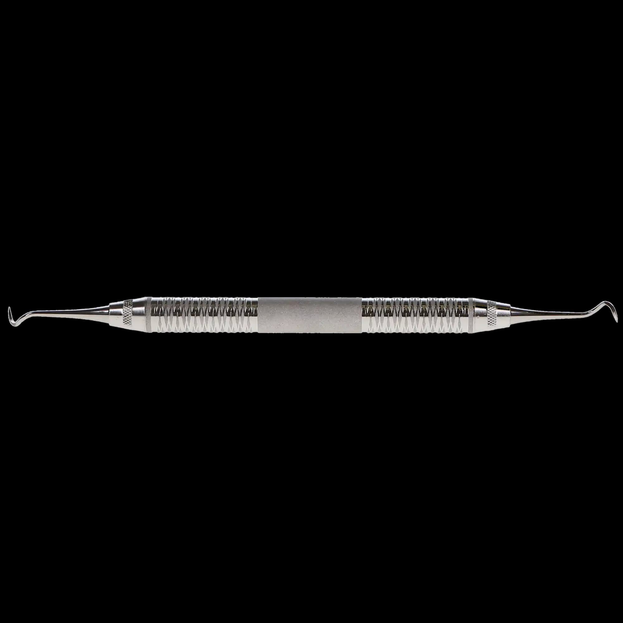 Hu-Friedy Nevi 2 Posterior Double-Ended Sickle Scaler, #6 Satin Steel Handle, SCNEVI2 - Scalers - Nevi&reg; - 2 Posterior - #6 Satin Steel&reg; - Image 1