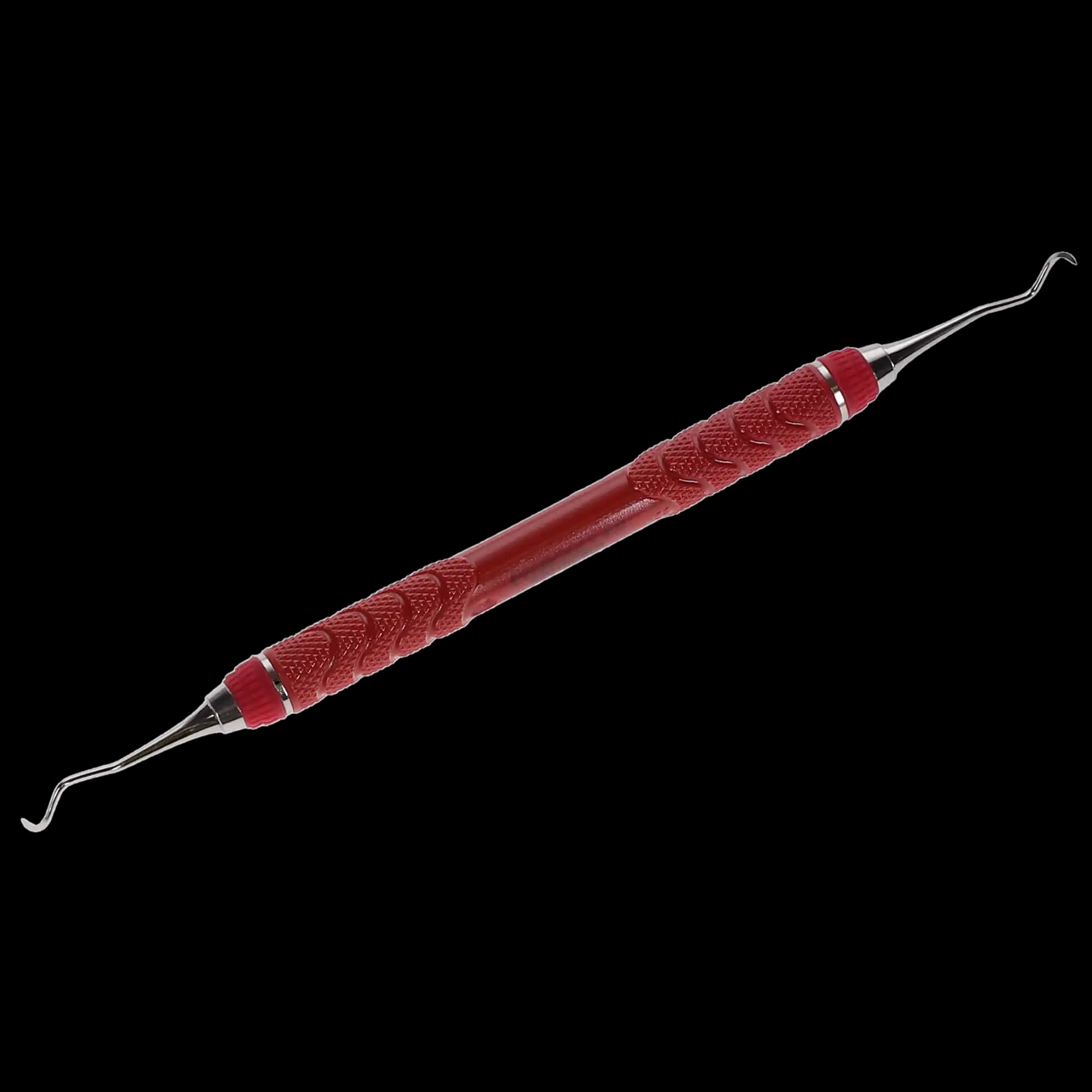 Hu-Friedy EverEdge 2.0 204S Double-Ended Sickle Scaler, Resin 8 Colors Handle (Red), S204SC8E2 thumbnail 4