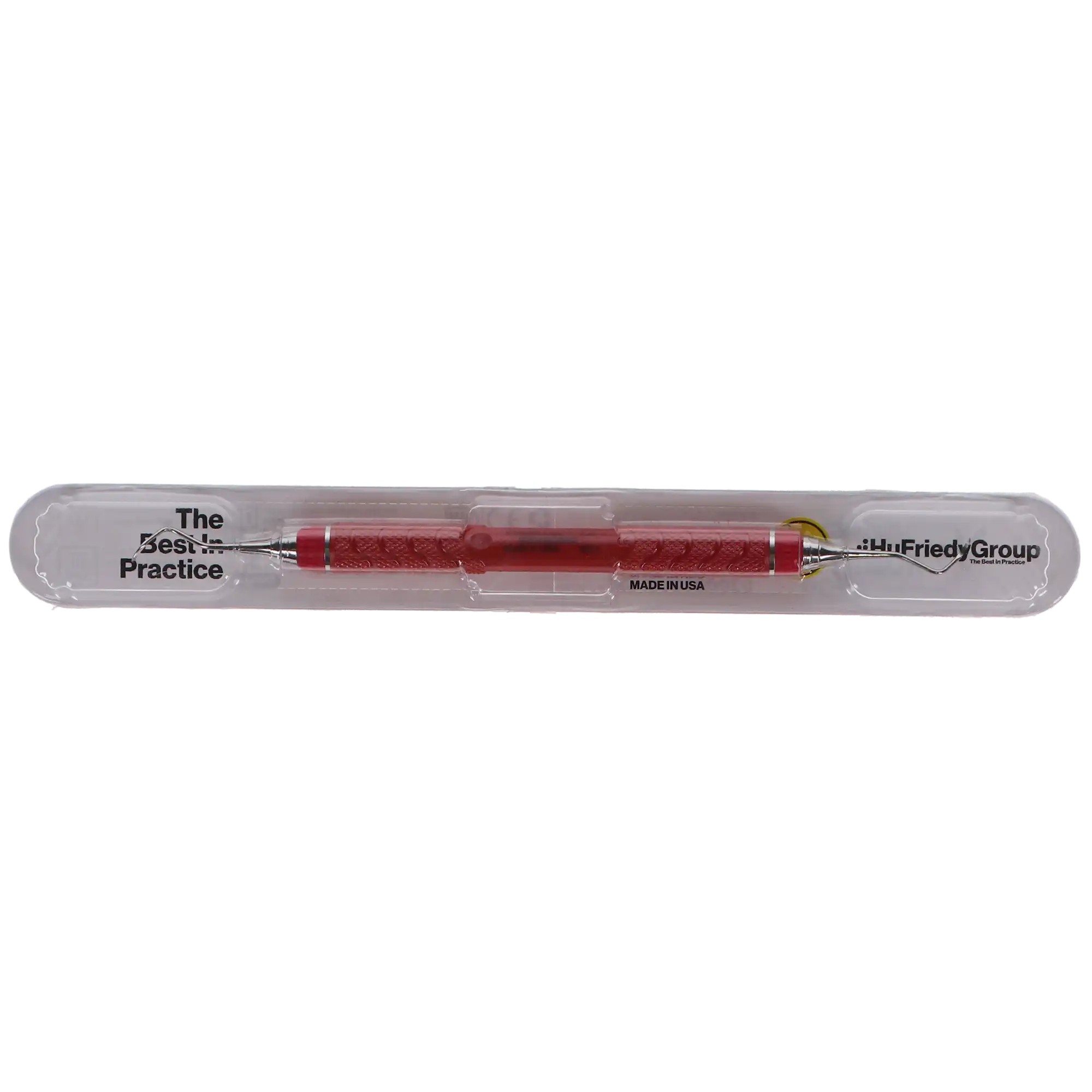 Hu-Friedy EverEdge 2.0 204S Double-Ended Sickle Scaler, Resin 8 Colors Handle (Red), S204SC8E2 thumbnail 5