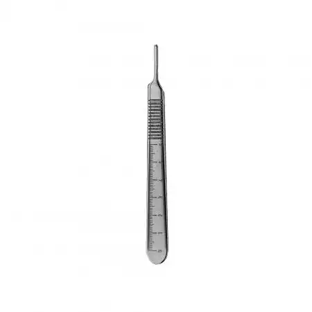 Hu-Friedy #3 Bard-Parker Style Scalpel Handle with Metric Ruler, Stainless Steel, 1 Each, 10-130-03 thumbnail 3