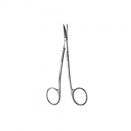 Hu-Friedy #14 LaGrange Super-Cut Surgical Scissors, Double-Curved, 1 Serrated Blade, 4-1/2" (11.5 cm), Stainless Steel, 1/Pk, S14 thumbnail 2