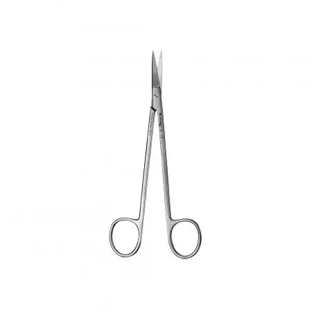 Hu-Friedy Kelly Scissors, Standard Series, Straight Pointed, #2, 6-1/4", One Serrated Blade, 1/Pk, S2 thumbnail 2