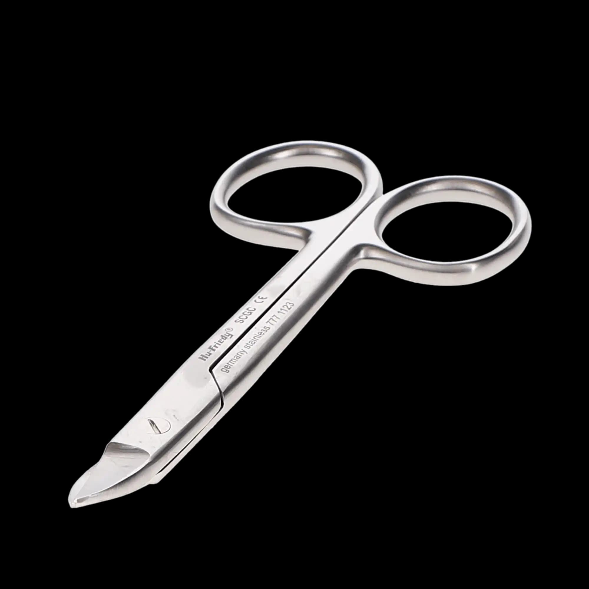 Hu-Friedy Crown & Gold Scissors, Curved, Standard Series, 4-3/4" (12 cm), SCGC thumbnail 3