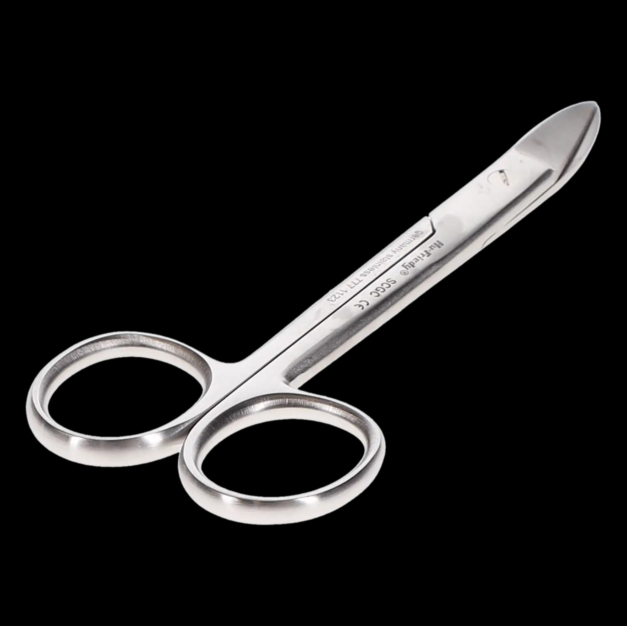 Hu-Friedy Crown & Gold Scissors, Curved, Standard Series, 4-3/4" (12 cm), SCGC thumbnail 4