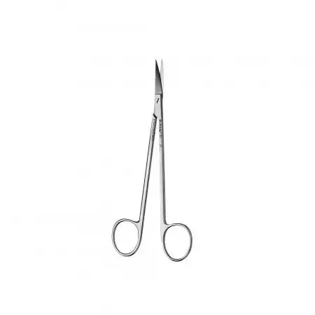 Hu-Friedy Kelly Scissors, Standard Series, Curved Pointed, 1 Serrated Blade, 6-1/4", #1, S1, 1/Pk thumbnail 2