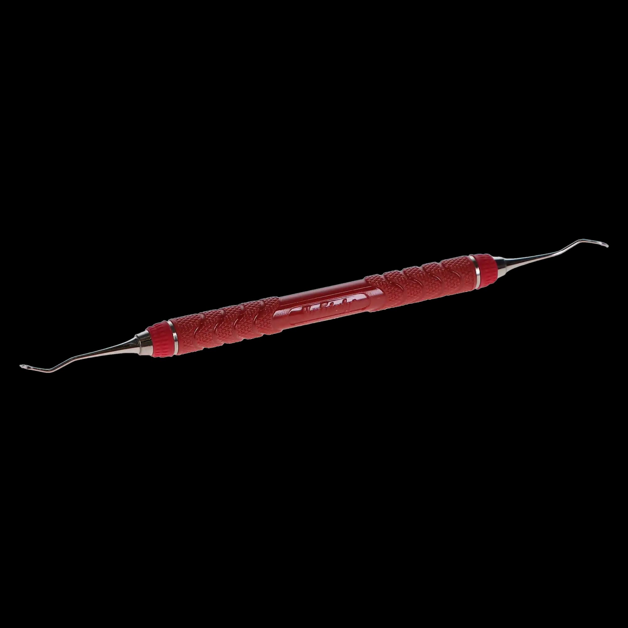 Hu-Friedy EverEdge 2.0 Sickle Scaler, Double-Ended, 204SD, Resin 8 Colors Handle (Red), S204SDC8E2 thumbnail 2