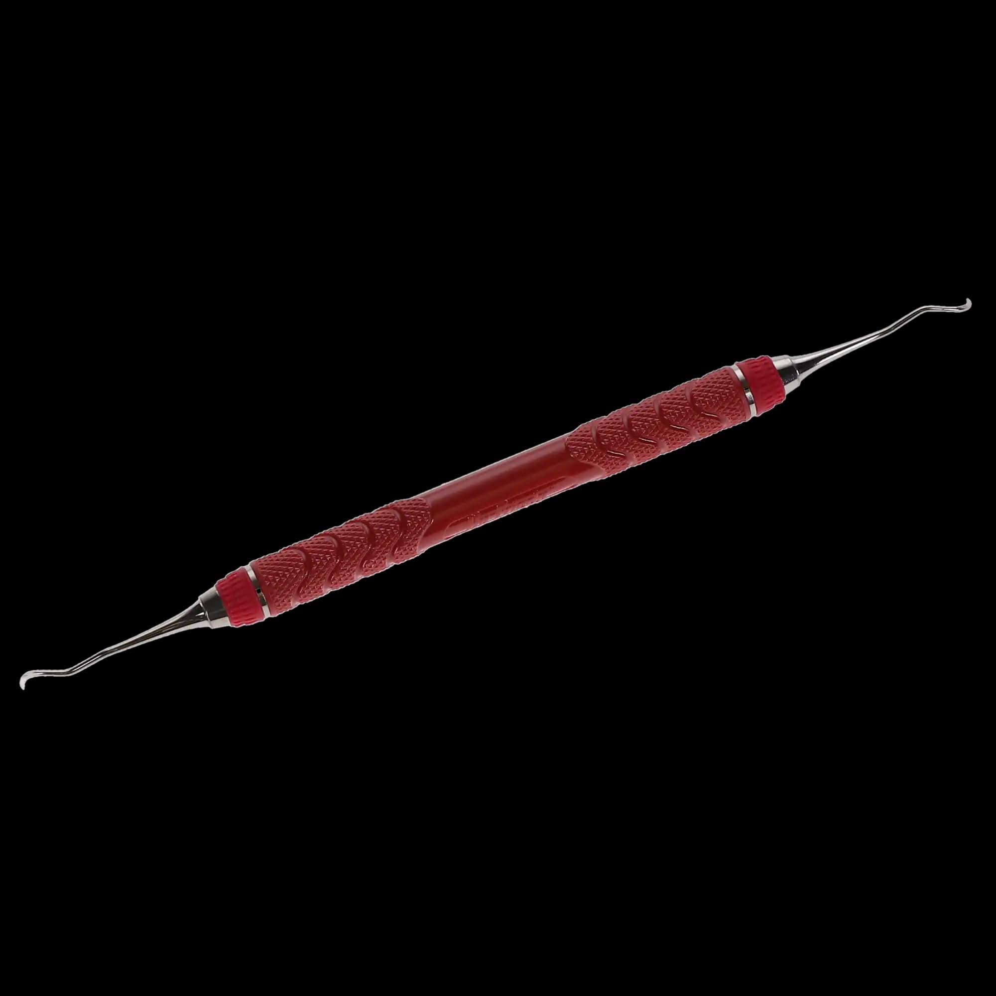 Hu-Friedy EverEdge 2.0 Sickle Scaler, Double-Ended, 204SD, Resin 8 Colors Handle (Red), S204SDC8E2 thumbnail 3