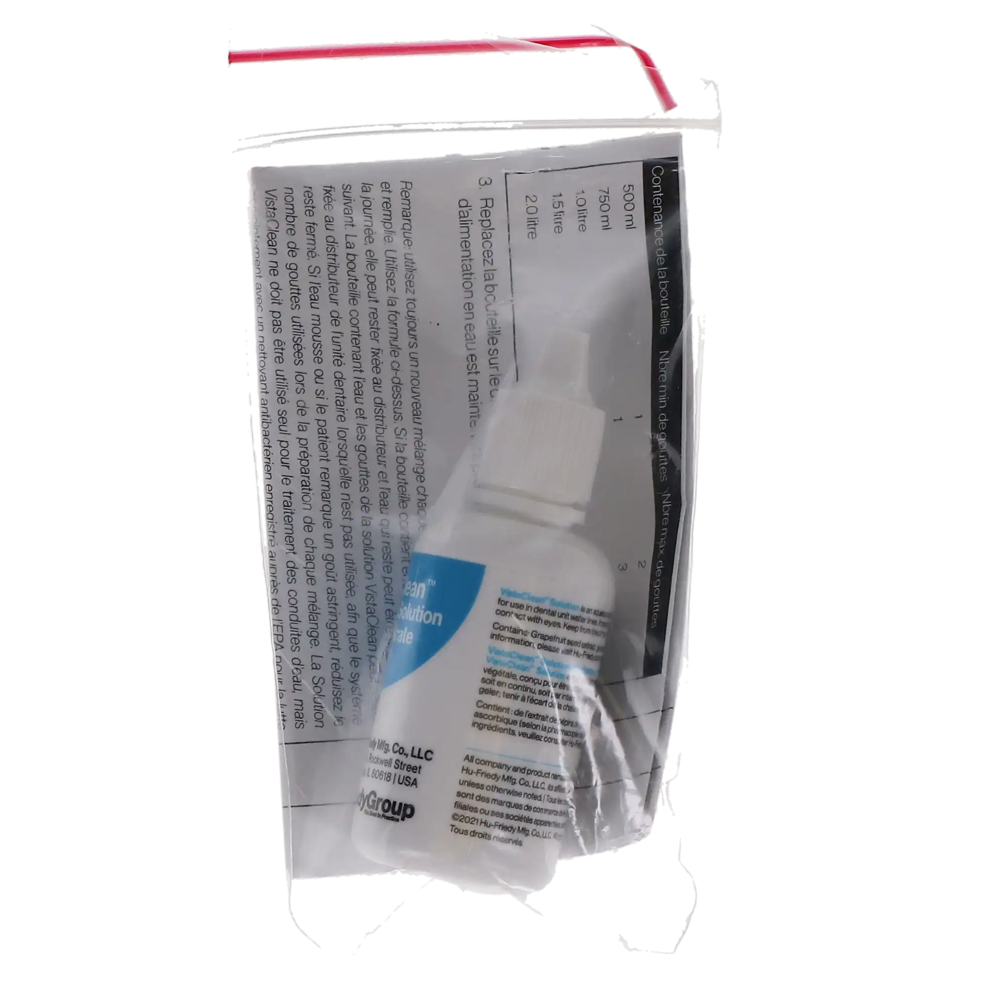 Hu-Friedy VistaClean Irrigant Solution Concentrate, 1 oz Bottle, IMS-1452 thumbnail 7