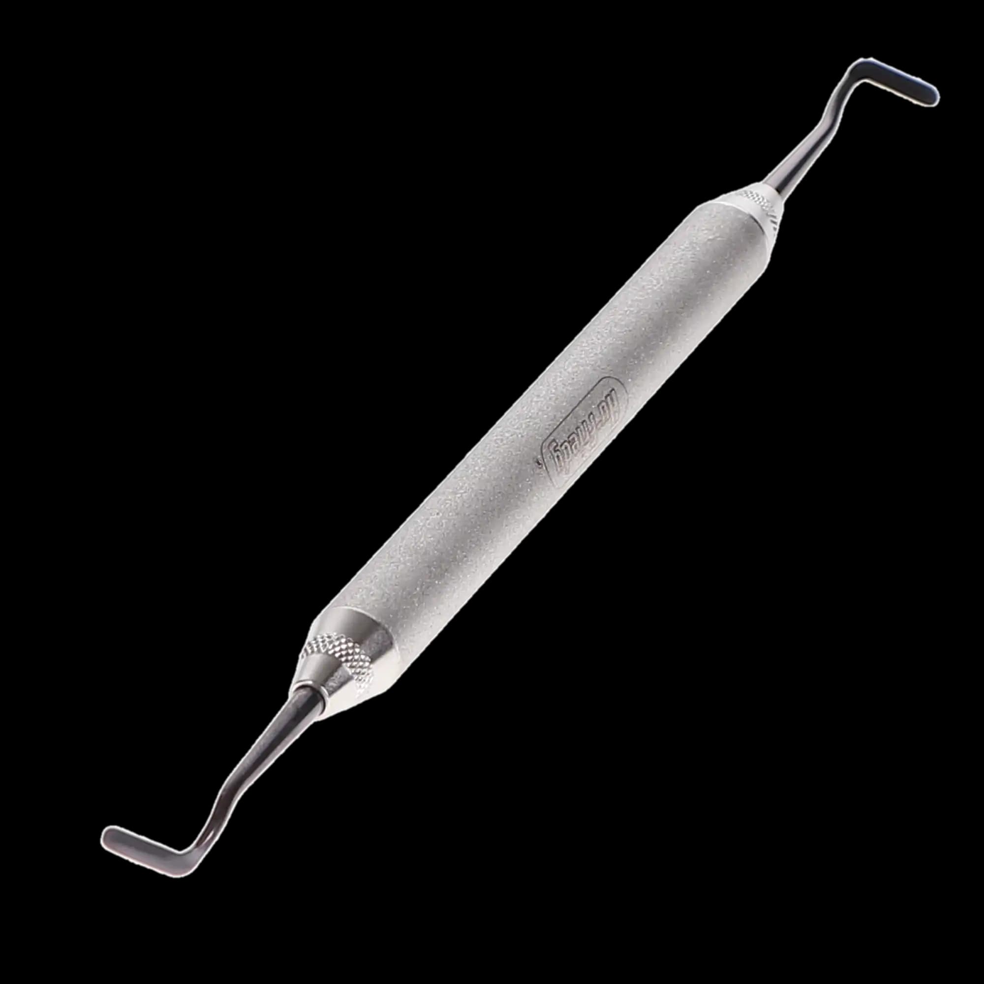 Hu-Friedy XTS Composite Instrument, 4/5 Gregg, Double-Ended, #6S Smooth Satin Steel Handle, TNPFIG4/5 thumbnail 2