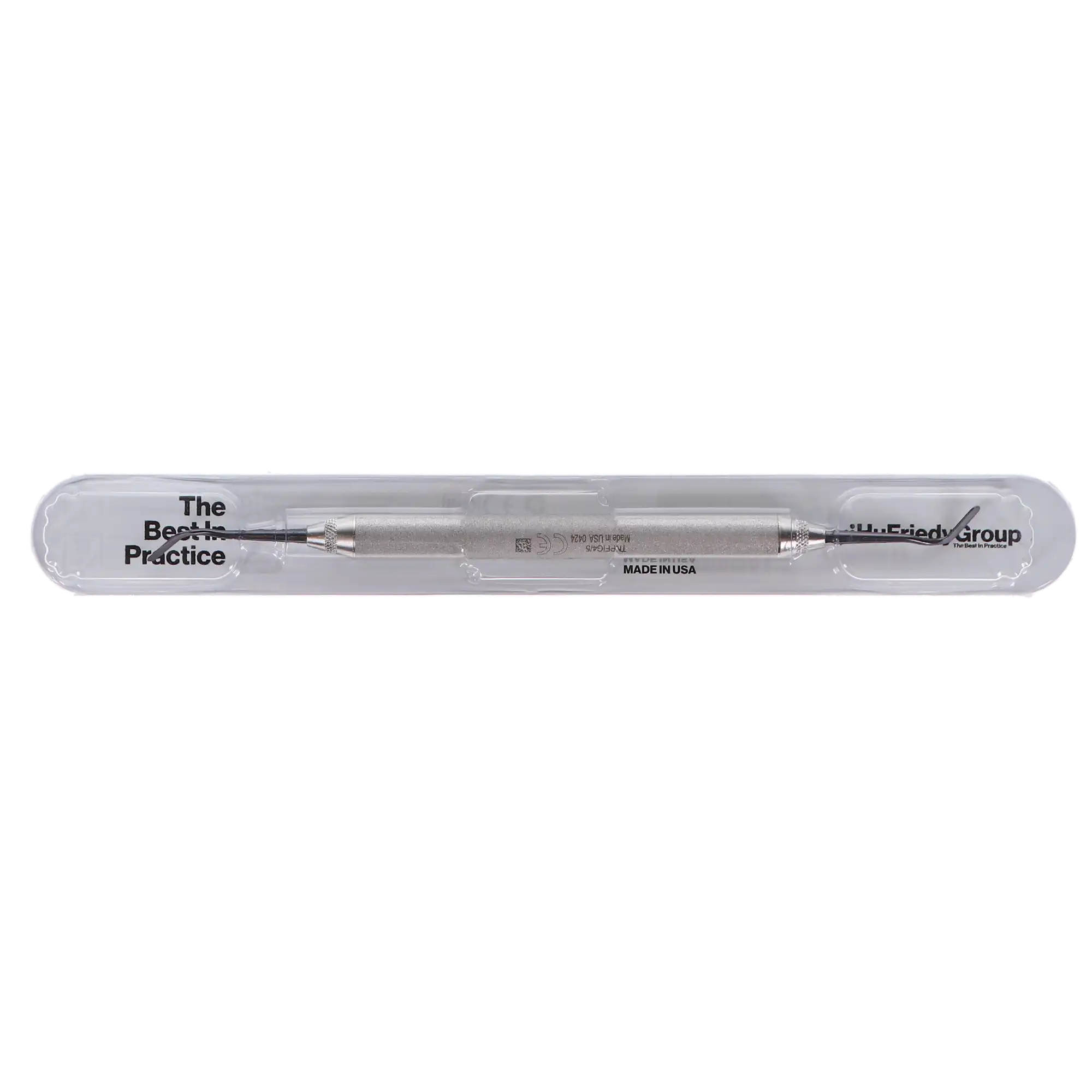 Hu-Friedy XTS Composite Instrument, 4/5 Gregg, Double-Ended, #6S Smooth Satin Steel Handle, TNPFIG4/5 thumbnail 5