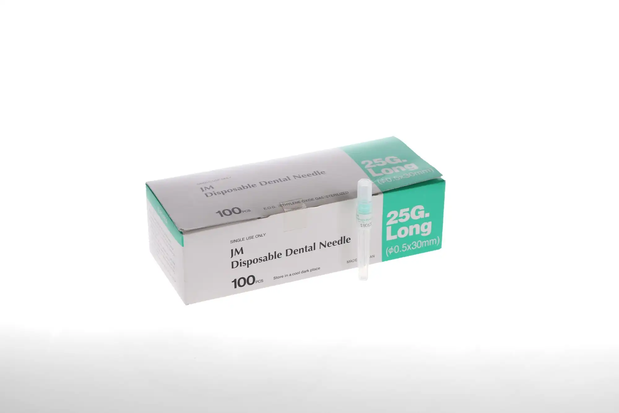 J. Morita Disposable Dental Needle, 25 Gauge Long (30mm), Plastic Hub with Bevel Indicator, 100/Box, 20-25GL thumbnail 9