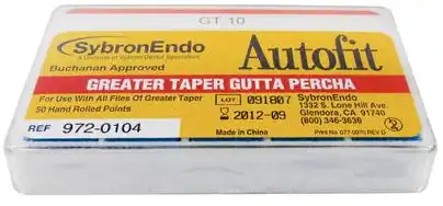 Kerr AutoFit GT Greater Taper Gutta Percha Points, 0.10 Taper, Size #10, 50/Pk, 972-0104 thumbnail 8