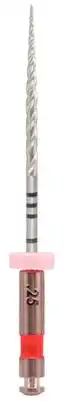 K3XF NiTi Rotary Files, 25 mm, .10 Taper, #25, Red, 6/Pk, 823-0255 thumbnail 3