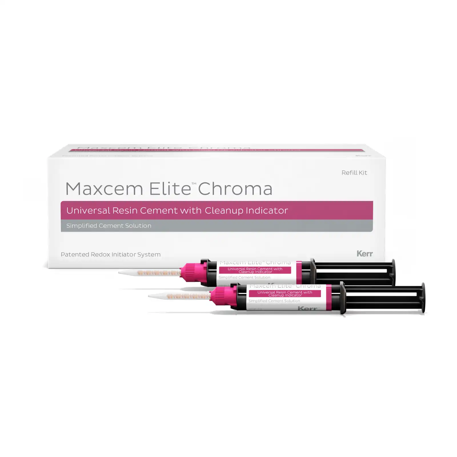 Maxcem Elite Chroma Universal Resin Cement Refill, Yellow, 5g Dual Syringes, 2/Pk, 36302 thumbnail 12