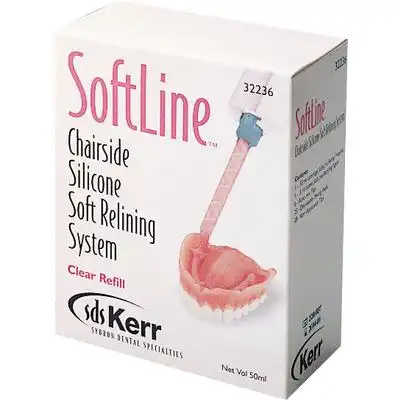 SoftLine Chairside Silicone Soft Relining Material, Clear Pink, Refill Kit, 50 ml Cartridge, 32236 thumbnail 10