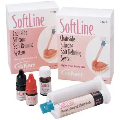 SoftLine Silicone Soft Relining Material, Intro Kit, Light Pink, 50 ml Cartridge, 32232 thumbnail 19