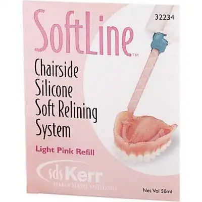 SoftLine Chairside Silicone Soft Relining Material Refill Kit, Light Pink, 50 ml Cartridge, 32234 thumbnail 14