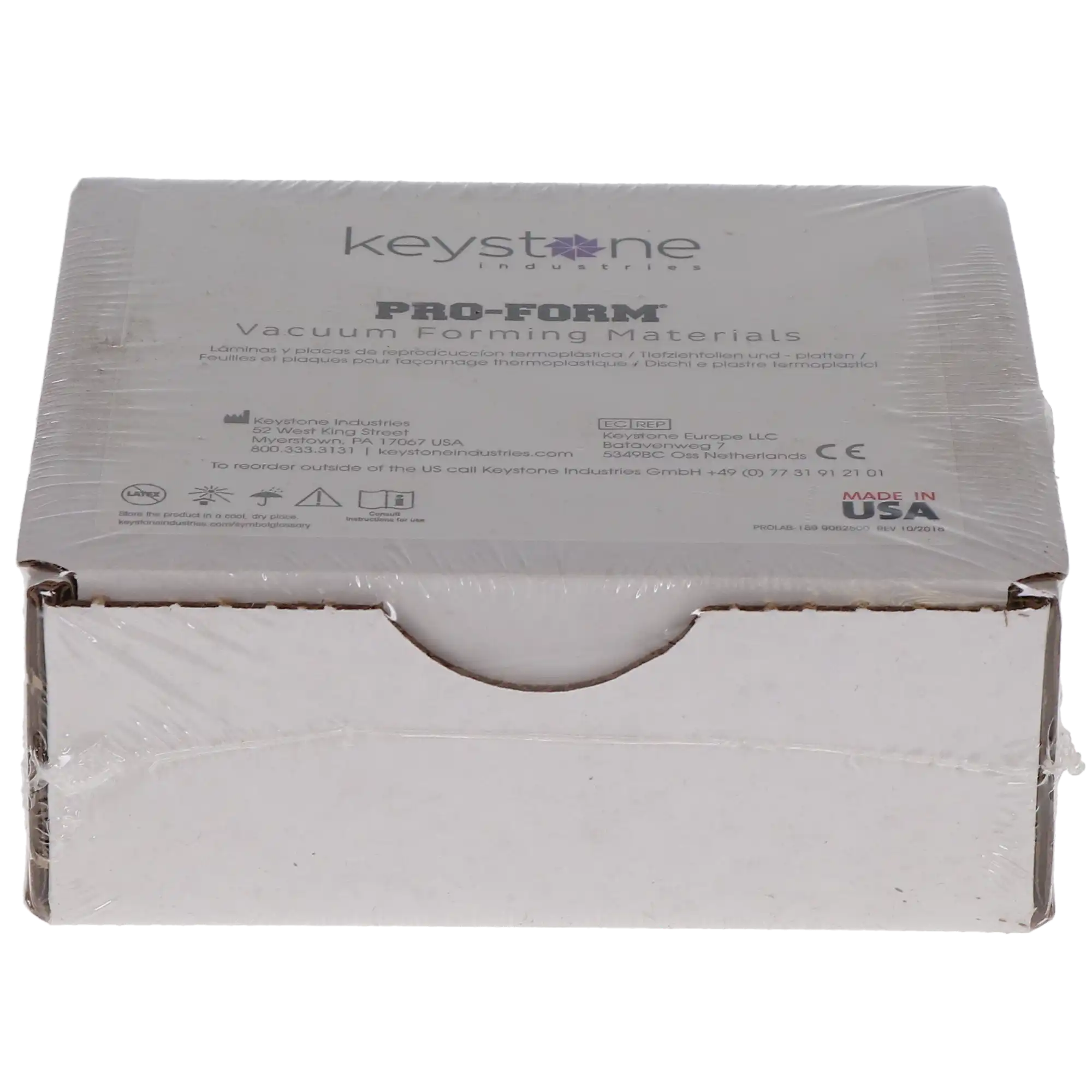Pro-Form Base Plate Material, 5" x 5", 0.080" (2.0 mm), Red/Pink, 25/Pk, 9616230 thumbnail 8