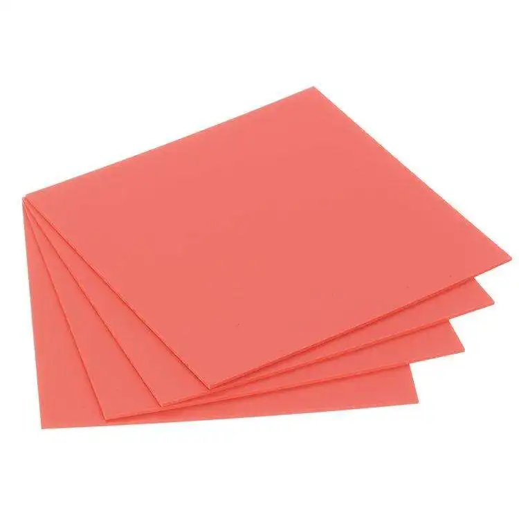 Keystone Base Plate Material, 5" x 5" Pink, 0.100" (2.5 mm), 100/Pkg, 9616140 - Base Plate Material 5″x 5″ Pink .100" (2.5 mm) Pkg/100 - Image 1