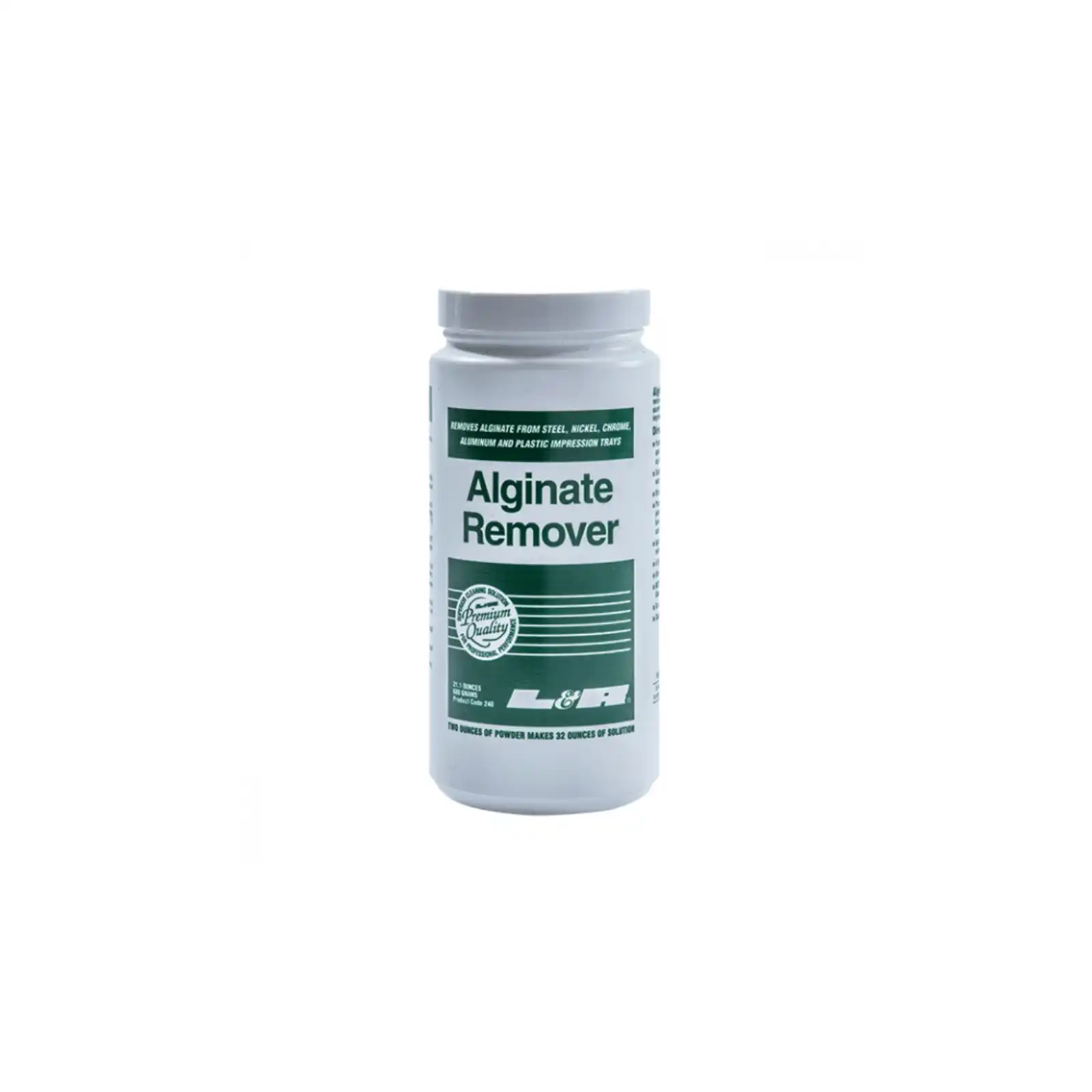 L&R Alginate Remover Ultrasonic Cleaning Powder with Scoop, 675 g Jar, 240 thumbnail 4