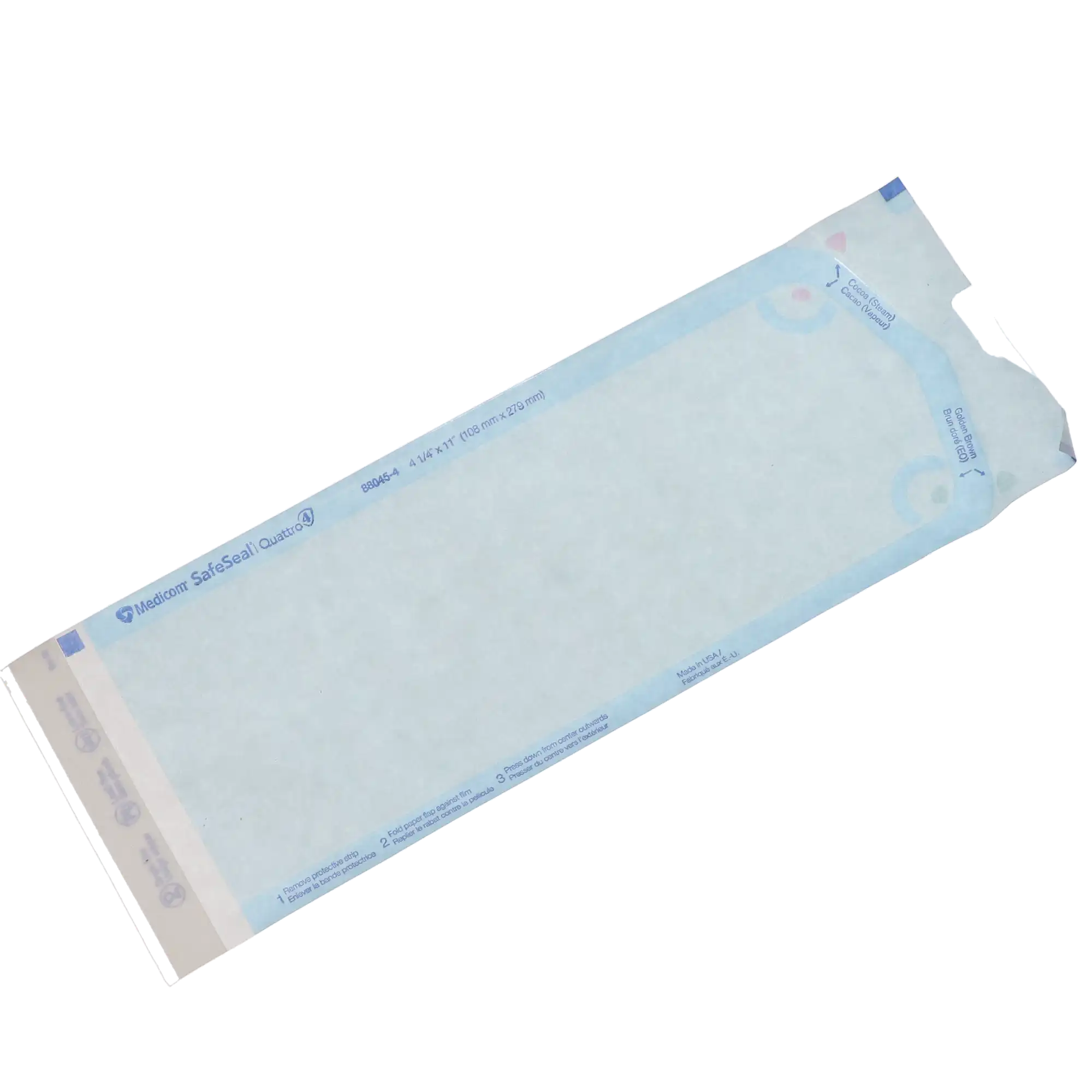 Medicom SafeSeal Quattro Self-Sealing Sterilization Pouches, 4.25" x 11", 200/Box, 88045-4 thumbnail 10
