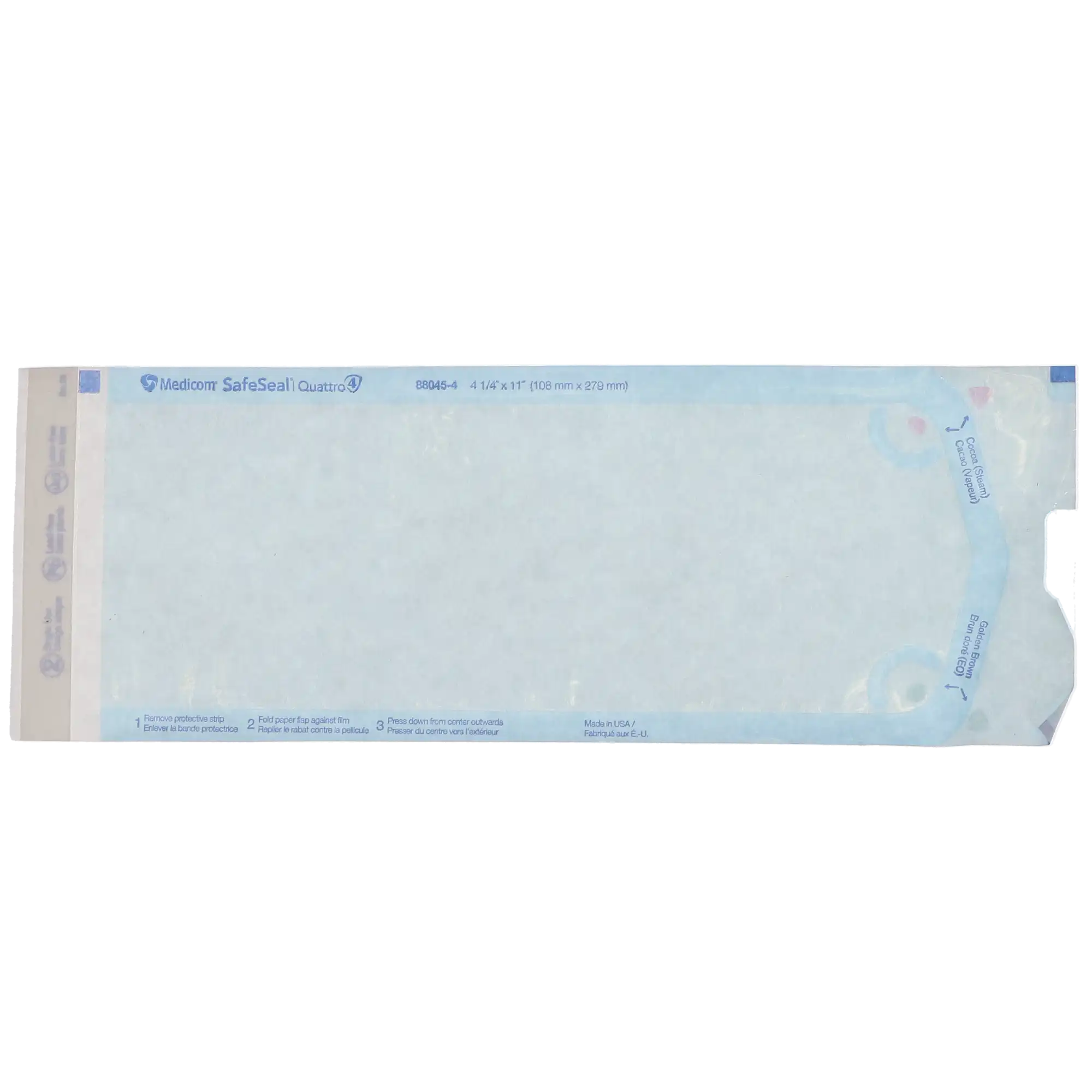 Medicom SafeSeal Quattro Self-Sealing Sterilization Pouches, 4.25" x 11", 200/Box, 88045-4 thumbnail 12