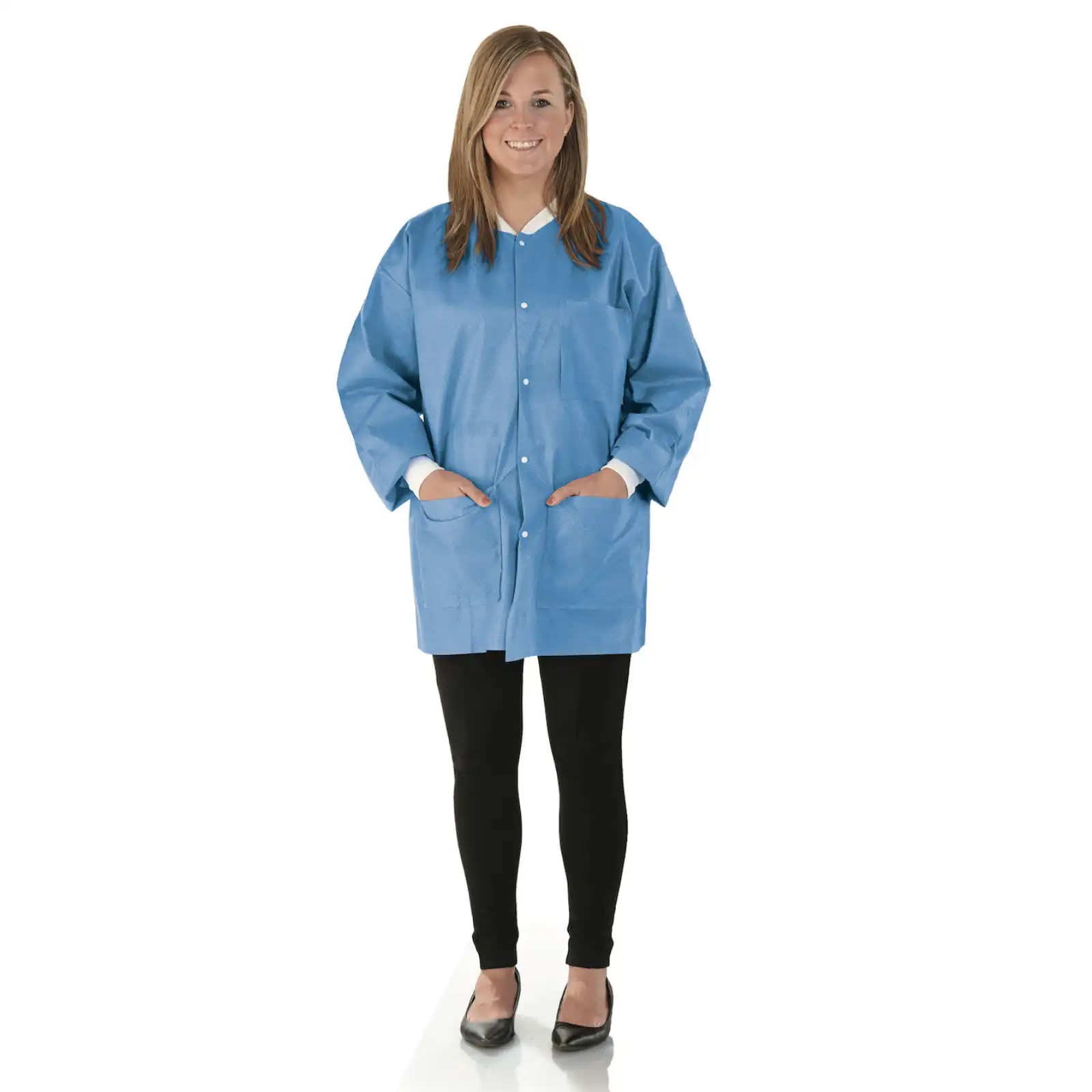 SafeWear Hipster Jacket, Medium, Deep Blue, 12/Pk, 8101-B thumbnail 8