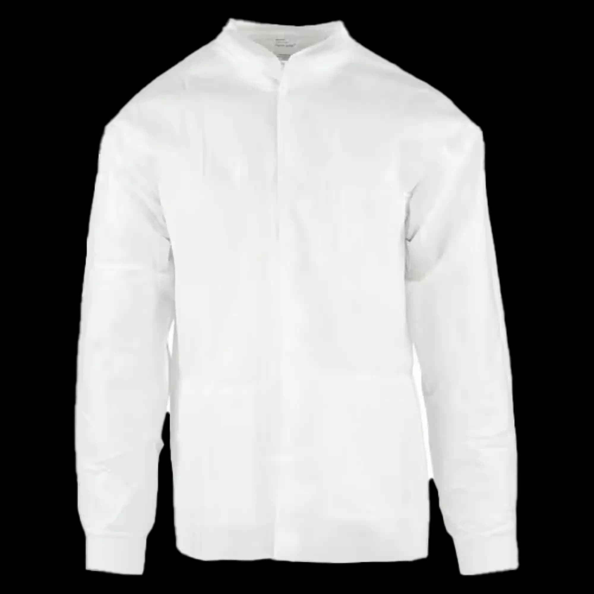 SafeWear Hipster Jacket, Large, White Frost, 45 g/m2 SMS, AAMI Level 2, 12/Pk, 8105-C thumbnail 8