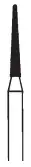 Meisinger Multi-Use Diamond Bur, FG, Needle, #858F, 1.0 mm Head, 8 mm Working Length, Fine, Red, 5/Pk, 858F-010-FG thumbnail 3