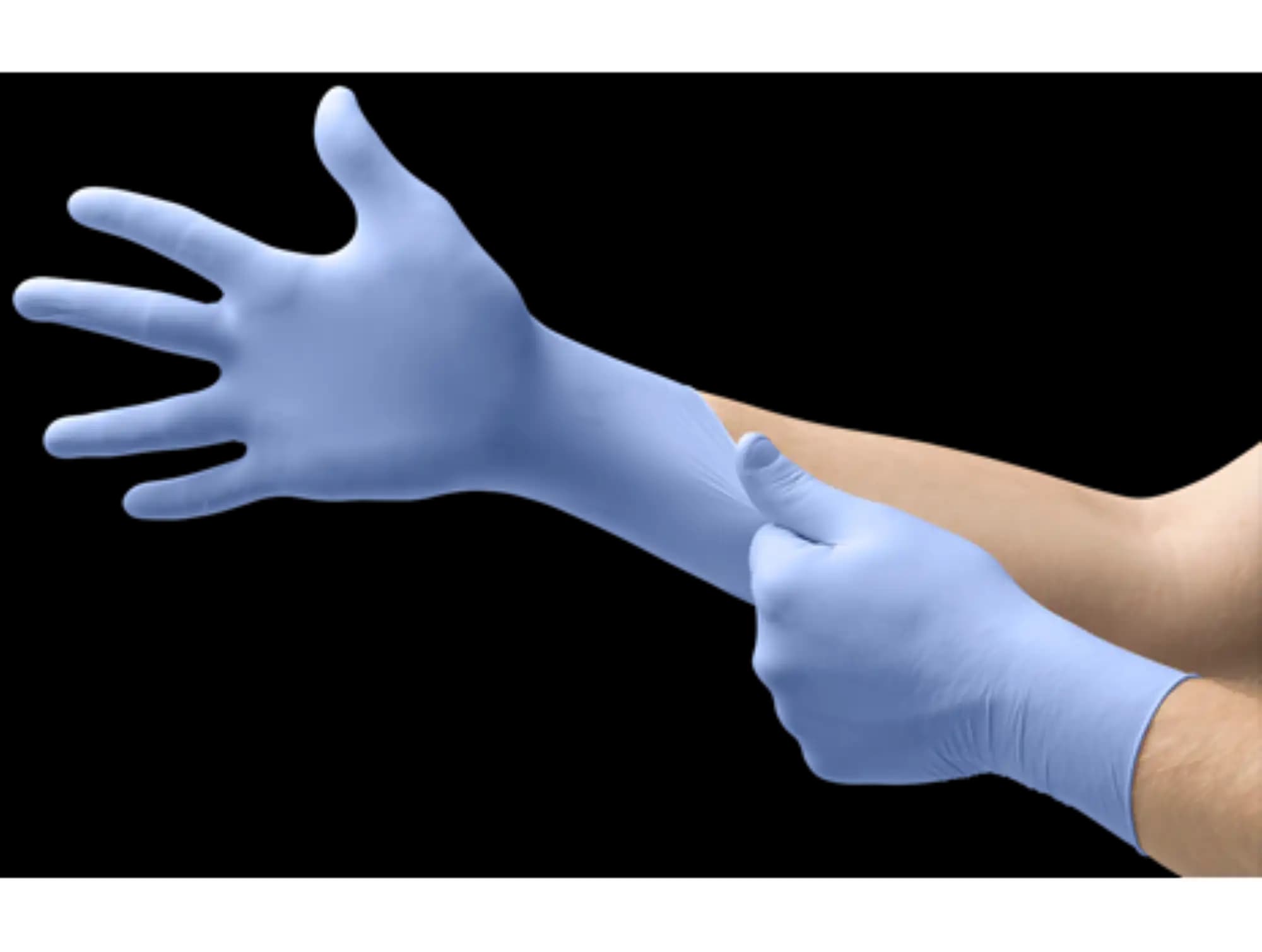 Microflex FreeForm SE Nitrile Exam Gloves, Powder-Free, Non-Sterile, Blue, Extra Large, 100/Box, FFS-700-XL thumbnail 7