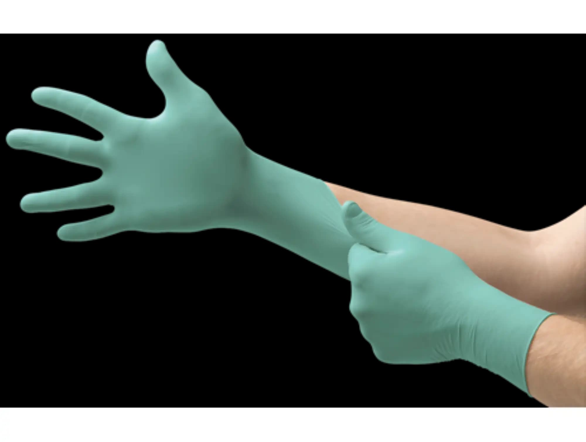 Microflex NeoPro Chloroprene Exam Gloves, Powder-Free, Latex-Free, Textured, Green, Extra Small, 100/Box, NPG-888-XS thumbnail 8