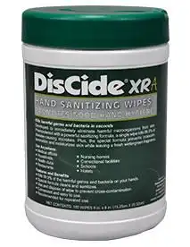 DisCide XRA Hand Sanitizing Wipes, 6" x 8", Wintergreen, 160 Towelettes/Canister, 3500 thumbnail 5