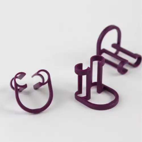 Isolators Disposable Cotton Roll Holder, Purple, Adaptable to Sizes 1, 2 & 3, 50/Pk, 28-100 thumbnail 3