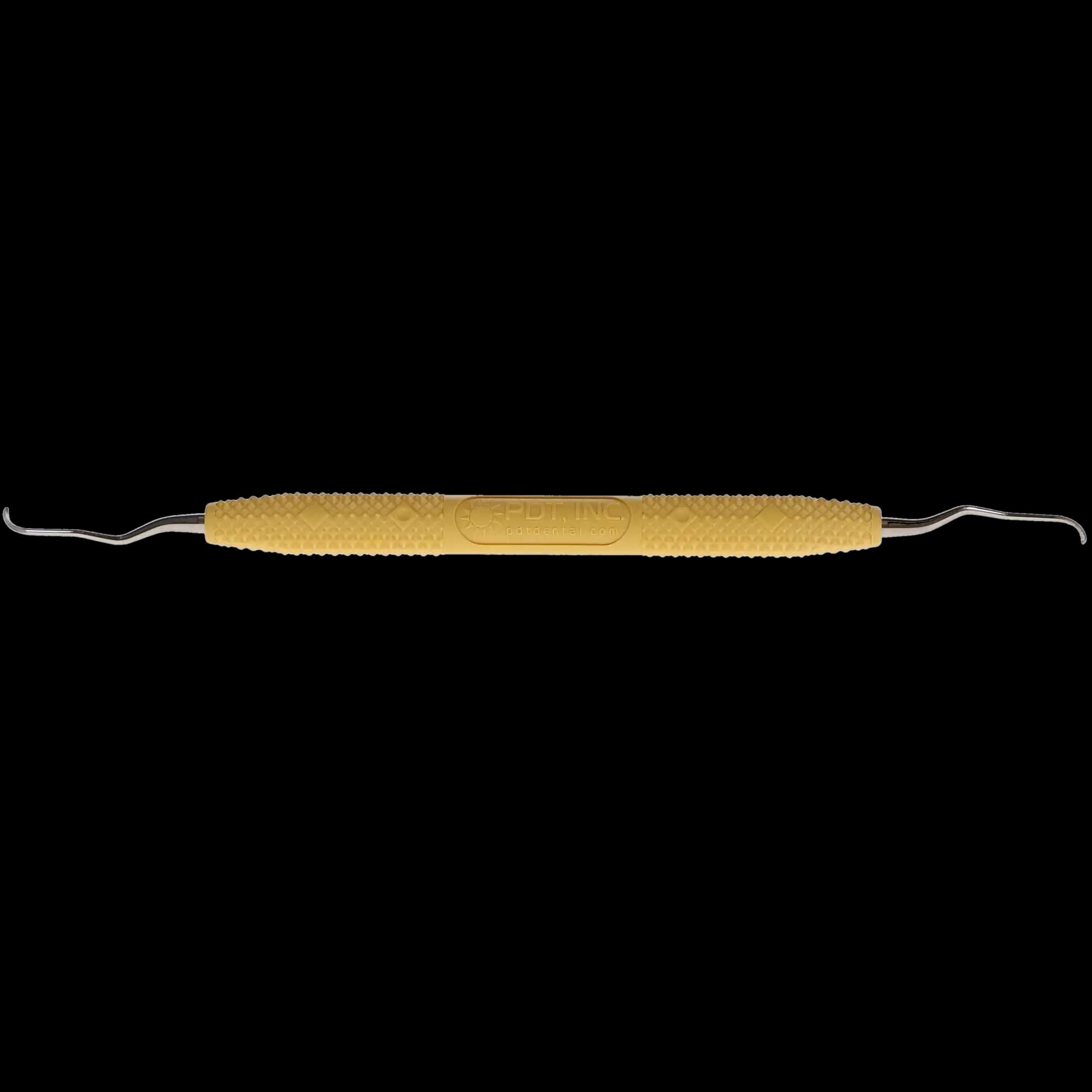 PDT Amazing Gracey Curette, #11/12, Extended Reach, Double-Ended, Yellow Resin Handle, R042 thumbnail 2