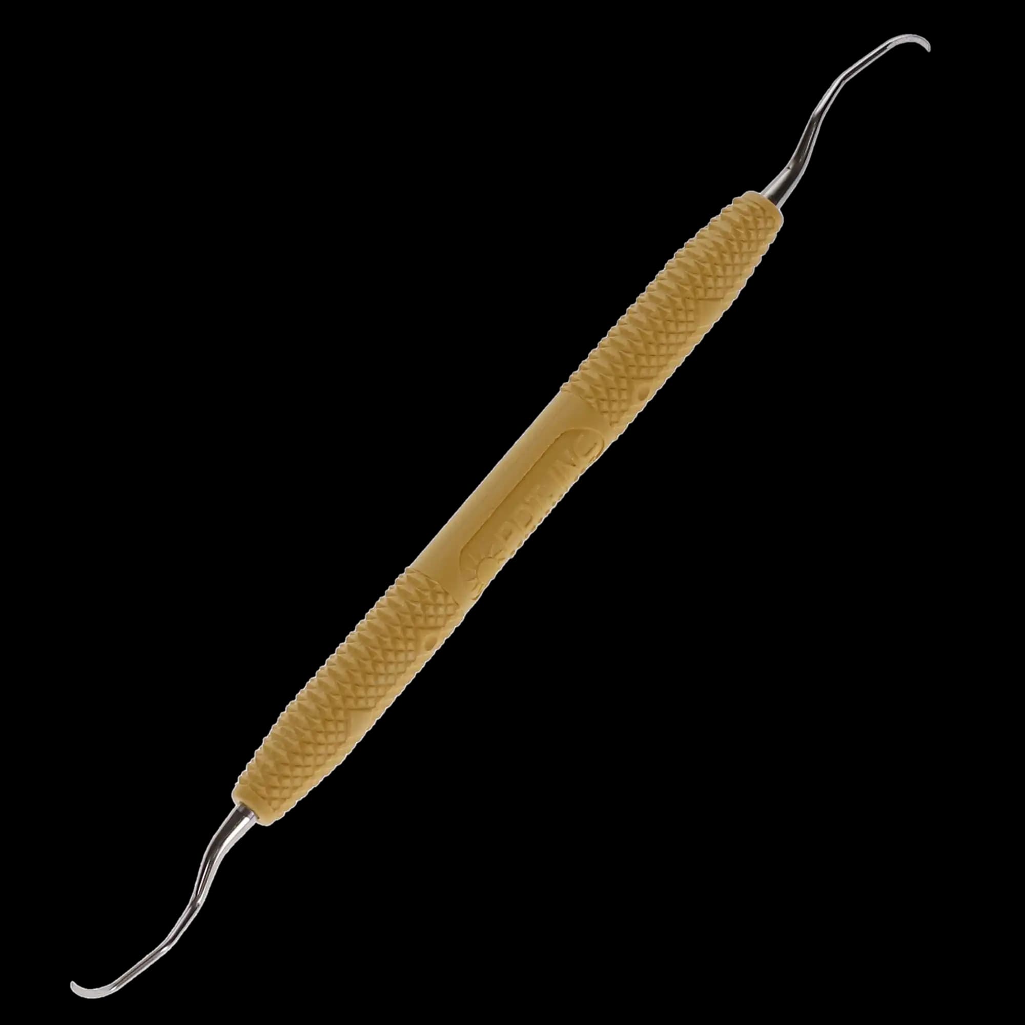PDT Amazing Gracey Curette, #11/12, Extended Reach, Double-Ended, Yellow Resin Handle, R042 thumbnail 4