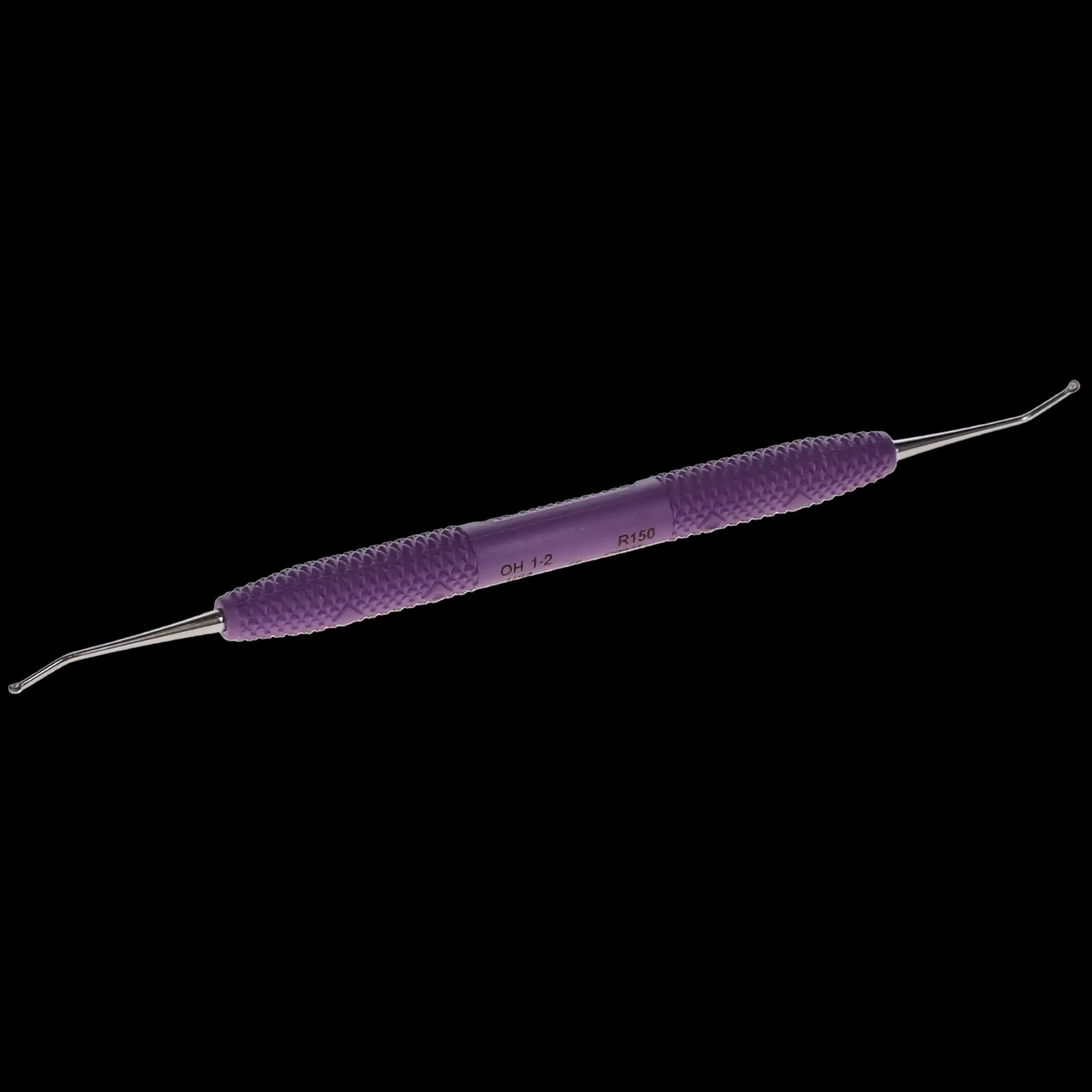 PDT O'Hehir New Millennium 1-2 Debridement Curette, Double-Ended, Purple Resin Handle, R150 thumbnail 3